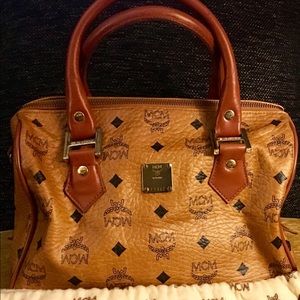 Mcm cognac Boston Crossbody Bag meduim